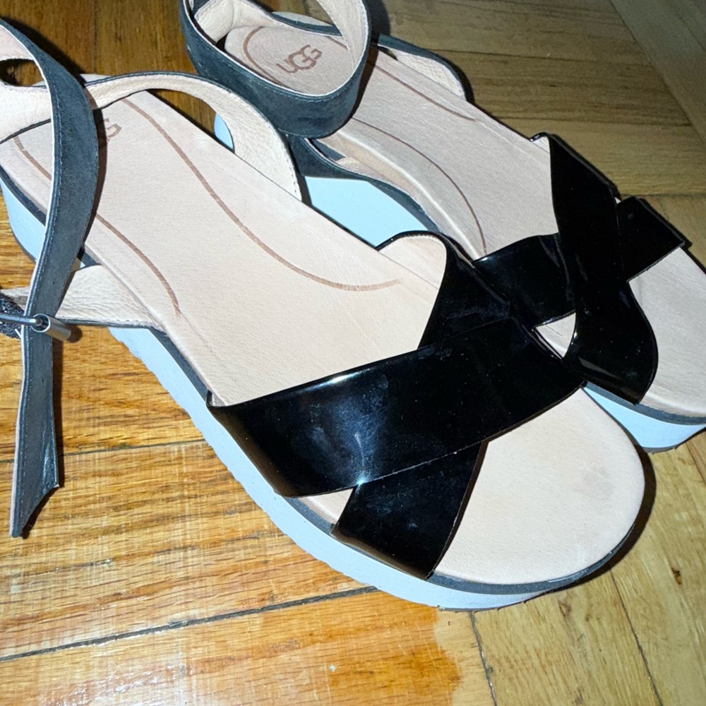 UGG Black Sandals Footwear